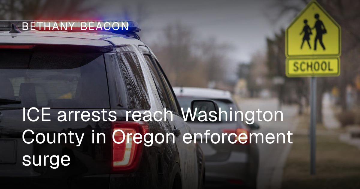 Driver's window broken by ICE agents during traffic stop outside Hillsboro high school